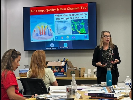 Tamara at CAP workshop